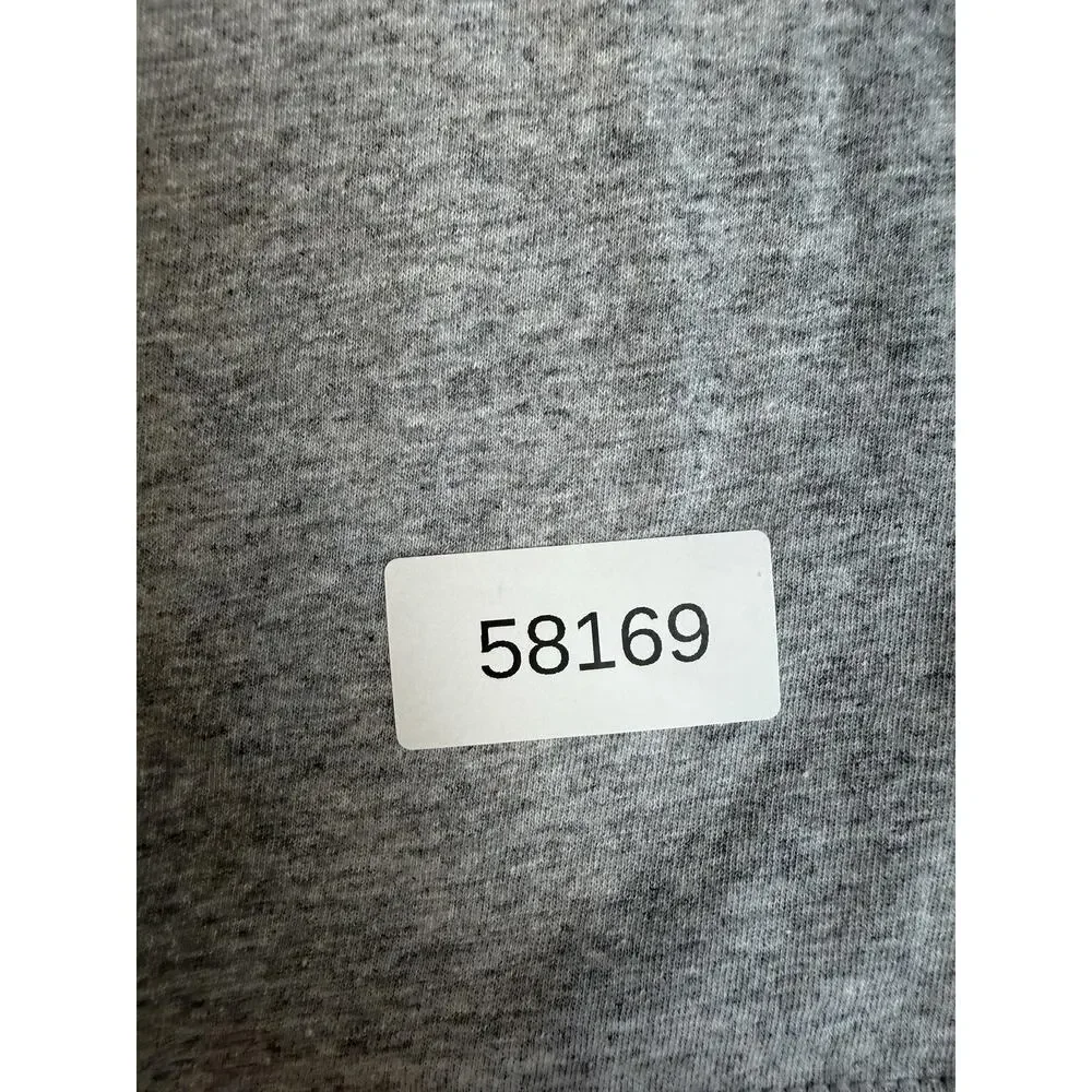 Port & Co. Shirt Mens XL Gray Glidden PRO Back Logo Crew Neck Jersey Classic Fit